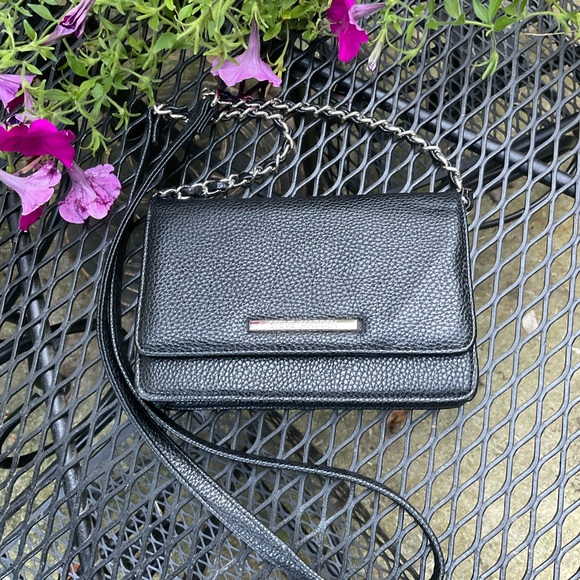 Sharp Steve Madden Multi Pocket Silver Hardware & Chain Wallet Bag! - Picture 14 of 16